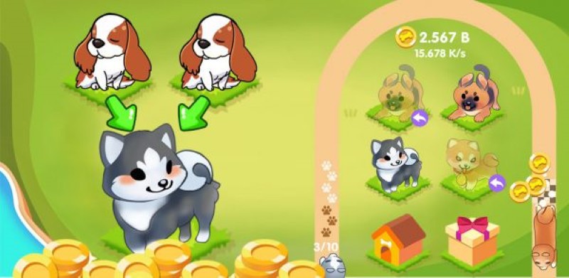 Top 3: Money Dogs - Ứng dụng game nông trại nuôi thú cưng kiếm tiền